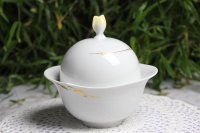 Meissen Kaffeegedeck mit Kuchenteller  B-Form in Kobaltblau mit Streublümchen 1.Wahl