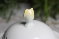 Meissen Kaffeegedeck mit Kuchenteller  B-Form in Kobaltblau mit Streublümchen 1.Wahl