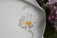 Meissen Anbietteller in der Form Wellenspiel mit Blumendekor "Margerite" TOP 1.Wahl