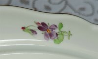 Meissen Terrine rund im Dekor "Blume 2" Goldrand und Goldapplikationen 1.Wahl