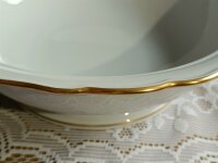 Meissen Terrine rund im Dekor "Blume 2" Goldrand und Goldapplikationen 1.Wahl