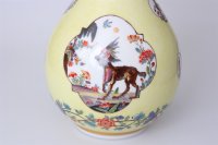 Sehr schöne Meissen Vase mit gelbem Fond und...