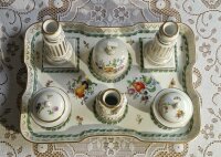 Schreibtischset von Meissen in "limitierter Auflage...