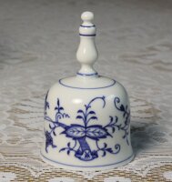 Meissen Handglocke im beliebten Dekor "Zwiebelmuster...