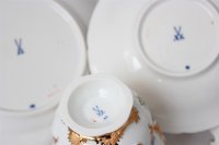Meissen B-Form Kaffeetasse mit treublümchen Goldstaffage 1.Wahl