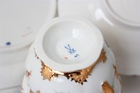 Meissen B-Form Kaffeetasse mit treublümchen Goldstaffage 1.Wahl