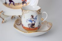 Meissen Original 1001 Nacht Mokkaservice für 6 Personen 21-teilig 1.Wahl