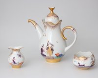 Meissen Original 1001 Nacht Mokkaservice für 6...