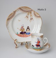 Meissen Original 1001 Nacht Mokkaservice für 6 Personen 21-teilig 1.Wahl