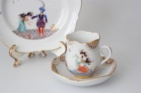 Meissen Original 1001 Nacht Mokkaservice für 6 Personen 21-teilig 1.Wahl