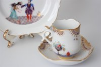 Meissen Original 1001 Nacht Mokkaservice für 6 Personen 21-teilig 1.Wahl