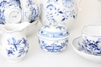 Meissen Kaffeeservice für 6 Personen im Dekor "Zwiebelmuster" 1.Wahl