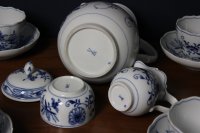 Meissen Kaffeeservice für 6 Personen im Dekor "Zwiebelmuster" 1.Wahl