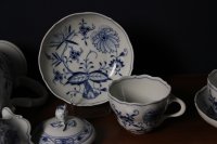Meissen Kaffeeservice für 6 Personen im Dekor "Zwiebelmuster" 1.Wahl