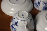 Meissen Kaffeeservice für 6 Personen im Dekor "Zwiebelmuster" 1.Wahl