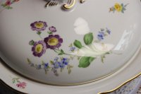 Meissen Essservice für 6 Pers. 21-teilig Motiv "deutsche Blume" alles 1.Wahl