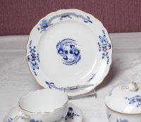 Meissen Kaffeeservice Dekor Reicher Drache kobaltblaue 1.Wahl
