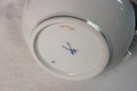 Meissen Mokkakaffeeservice Dekor Reicher Drache Schwartz 1.Wahl