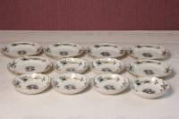 Meissen Mokkakaffeeservice Dekor Reicher Drache Schwartz 1.Wahl