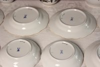 Meissen Mokkakaffeeservice Dekor Reicher Drache Schwartz 1.Wahl