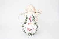 Meissen Mokkaservice für 4 Pers. 15tlg. Dekor "Jägerlatein" von H. Werner 1.Wahl