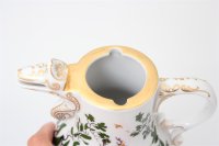 Meissen Mokkaservice für 4 Pers. 15tlg. Dekor "Jägerlatein" von H. Werner 1.Wahl