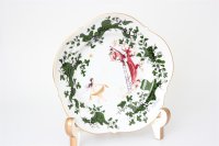 Meissen Mokkaservice für 4 Pers. 15tlg. Dekor "Jägerlatein" von H. Werner 1.Wahl