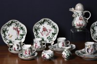 Meissen Mokkaservice für 4 Pers. 15tlg. Dekor...