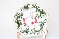 Meissen Mokkaservice für 4 Pers. 15tlg. Dekor "Jägerlatein" von H. Werner 1.Wahl