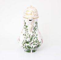 Meissen Mokkaservice für 4 Pers. 15tlg. Dekor "Jägerlatein" von H. Werner 1.Wahl