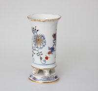 Meissen Vase ca. 14,5 cm Zwiebelmuster Royal mit 4 Füße 1.Wahl TOP Zustand