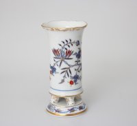 Meissen Vase ca. 14,5 cm Zwiebelmuster Royal mit 4 Füße 1.Wahl TOP Zustand