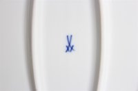 Meissen Durchbruch Schlale im Dekor Meissen Kakiemon Kupffarben Asiatisch Chinesische Blumen-Hahn-Wespenmalerei1.Wahl