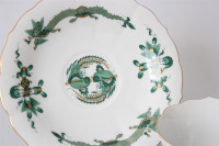 Meissen Teetasse mit Untertasse grüne Drache 1.Wahl TOP