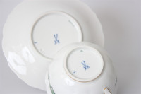 Meissen Teetasse mit Untertasse grüne Drache 1.Wahl TOP