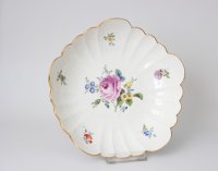 Meissen fünf Sterne formed Schale Bukett altmanier...