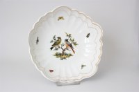 Meissen fünf Sterne formed Schale Vogel malerei auf...