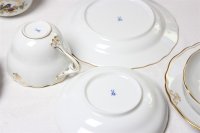 Kaffeeservice für 6 Person von Meissen mit Vogelmalerei 22 Teile