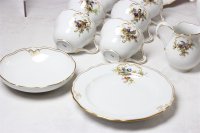 Kaffeeservice für 6 Person von Meissen mit Vogelmalerei 22 Teile