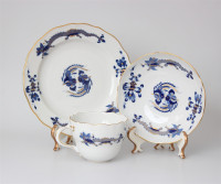 Meissen Kaffeegedeck Dekor "reicher Drache balue" 1.Wahl