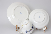 Meissen Kaffeegedeck Dekor "reicher Drache balue" 1.Wahl