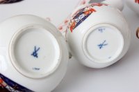 Meissen Kaffeeservice für 6 Personen im Dekor Tischchenmuster 1.Wahl