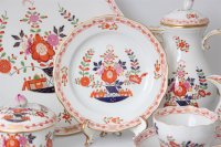Meissen Kaffeeservice für 6 Personen im Dekor Tischchenmuster 1.Wahl