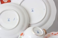 Meissen Kaffeeservice für 6 Personen im Dekor Tischchenmuster 1.Wahl
