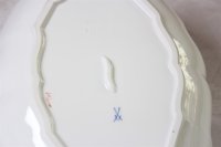 Meissener ovale Schale mit feine Obstmalerei 1. Wahl 27 cm Top Zustand