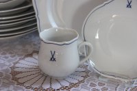Meissen Mokka / Espressotasse 2tlg. in Kobaltblau mit Blumendekor und Goldrand 1.Wahl