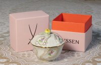 Meissen Zuckerdose mit Rosenknopf 1.Wahl