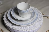 Meissen Schale / Konfektschale recheckig im Dekor pinke Rose mit Goldrand 2.Wahl
