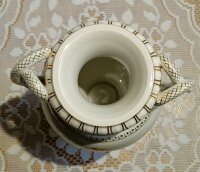 Meissen Schlangenvase mit Blumenmalerei 2.Wahl