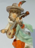 Meissen Figur Affenkapelle „Gitarrist“ 1.Wahl